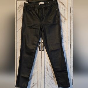 Social Standard Sanctuary Slick Black Coated Jeans